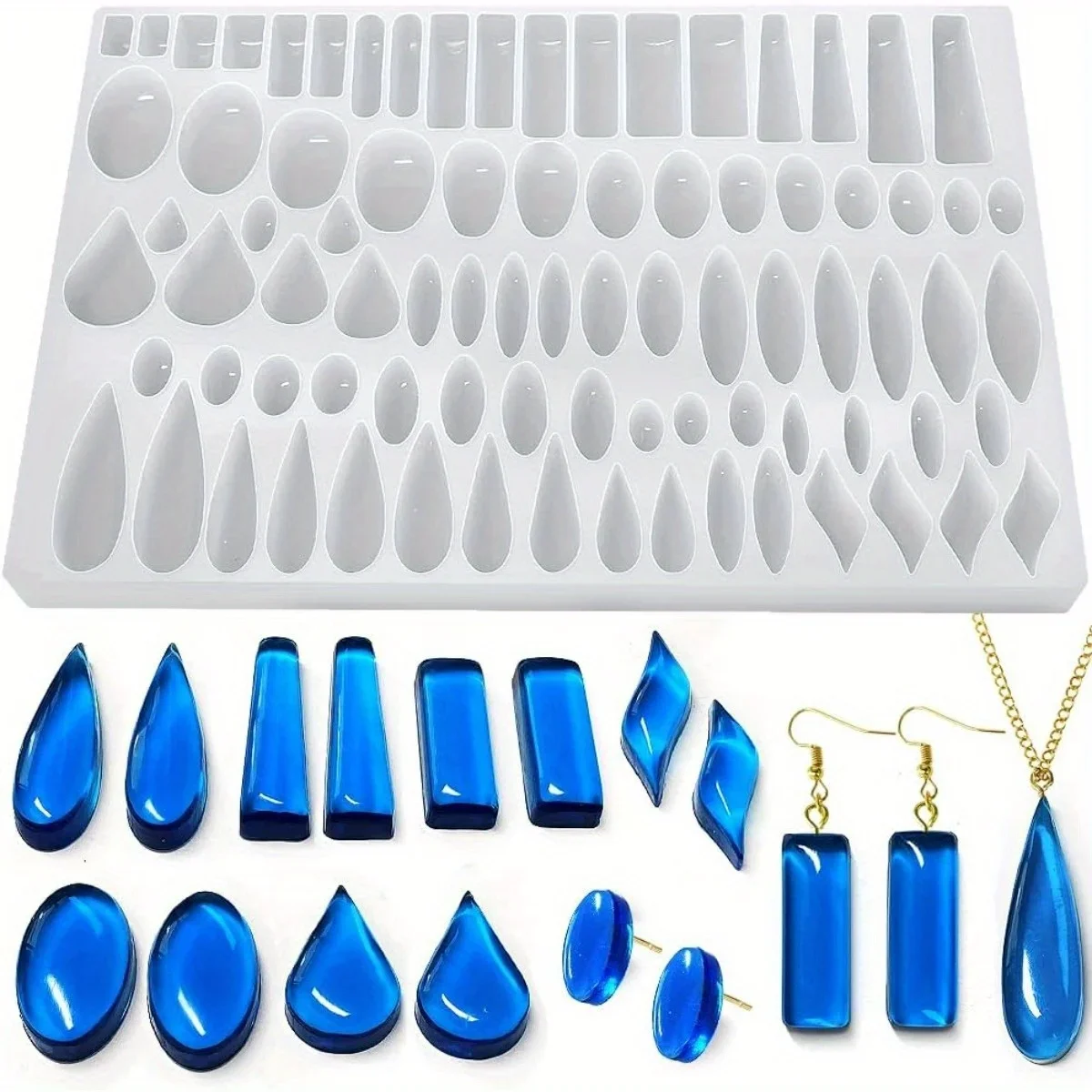 Jewelry Making Mold - Moule en Silicone pour boucles d'oreilles