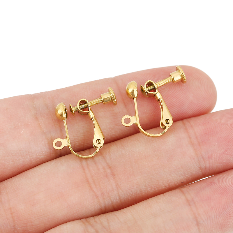 Jewelry Making Findings - 4 clips de boucles d'oreilles en