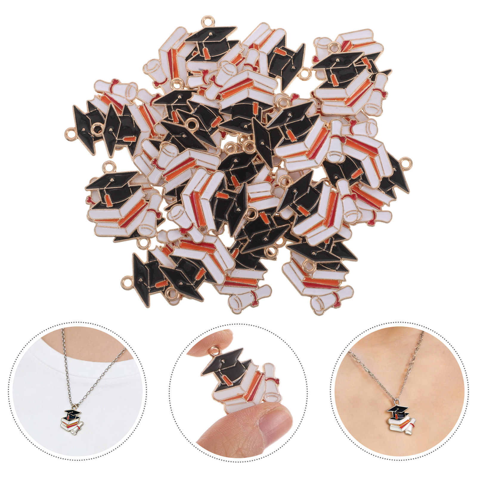 Jewelry Making Diploma - 50 Pendentifs Chapeau de Remise de