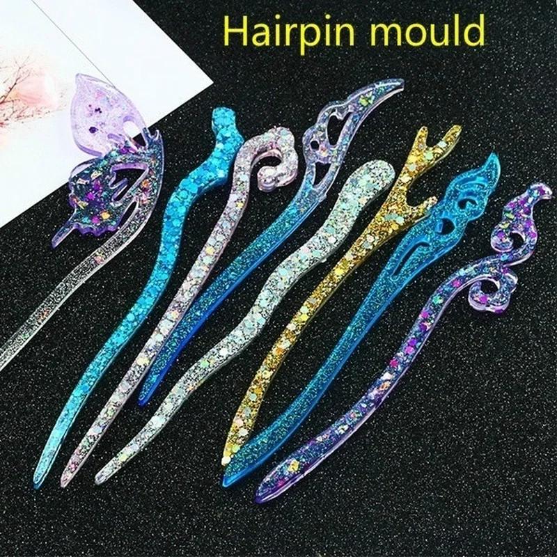 Jewelry Making Mold - Épingle à cheveux transparente en Silicone,