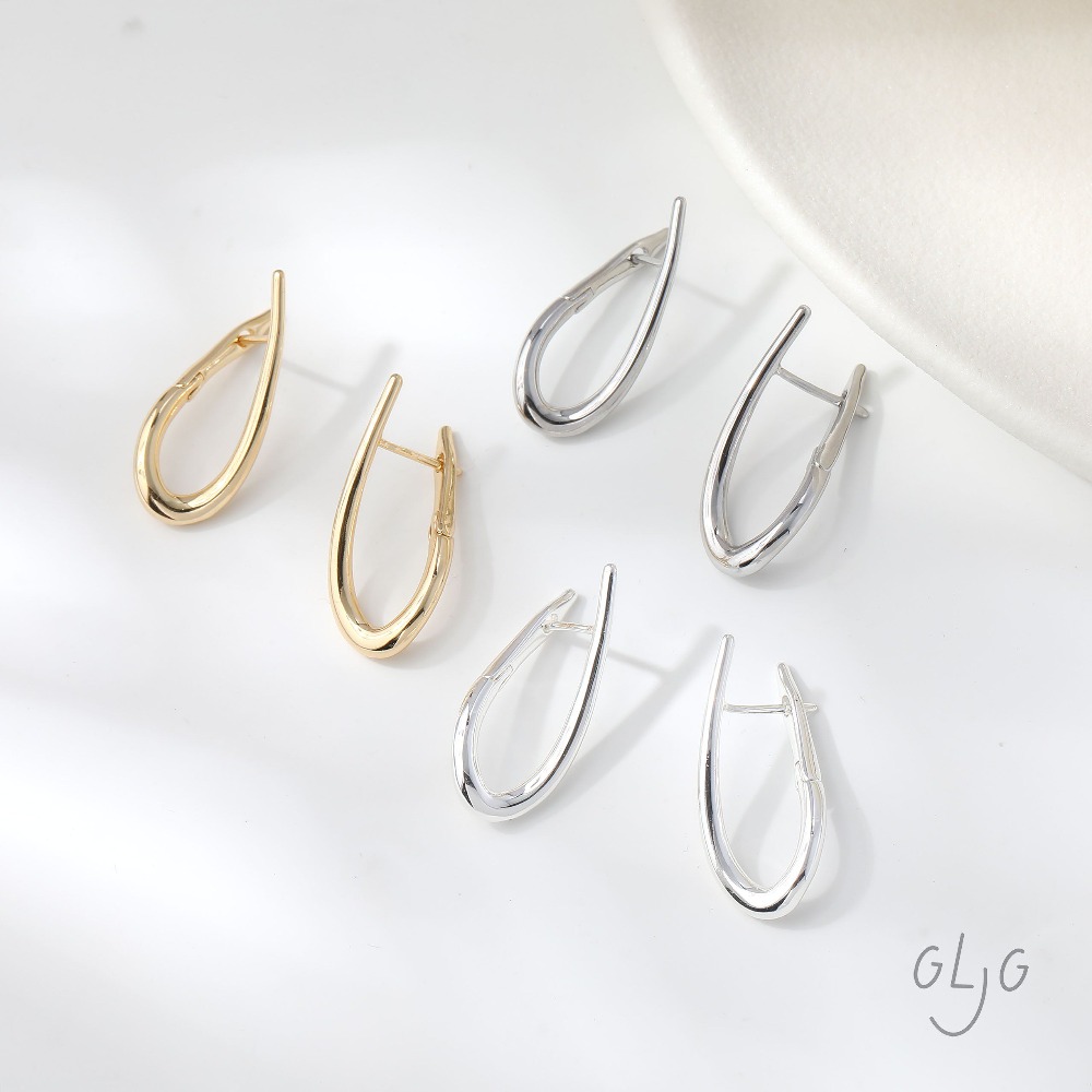 Jewelry Making Earring Supplies - 4 Pièces Connecteurs de Boucles d'Oreilles