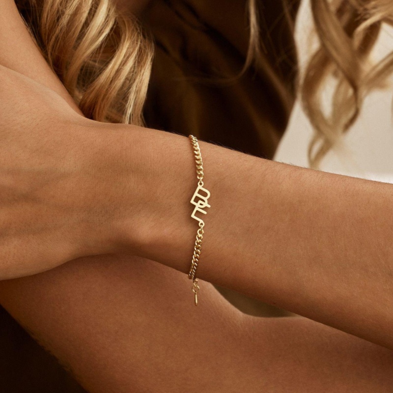 Jewelry Making Rings - Bracelet personnalisé avec initiale pour femme,
