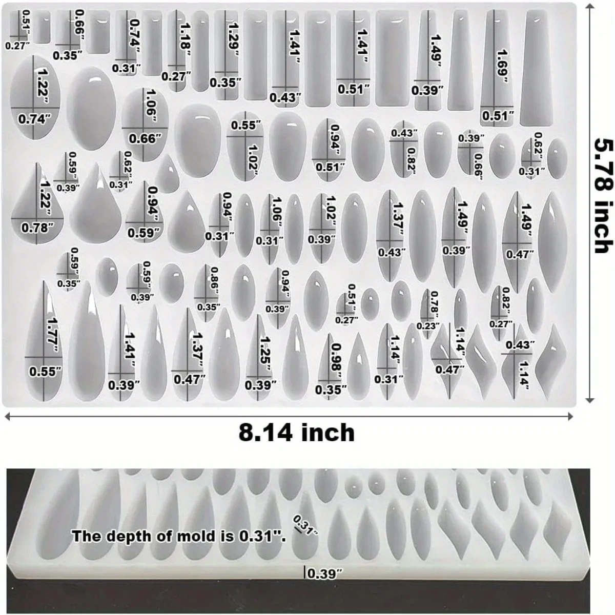 Moule en Silicone pour boucles - Jewelry Making Mold avis et prix