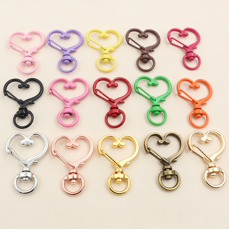 10pcs 35x24mm coeur Snap croch - Jewelry Making Findings avis et prix