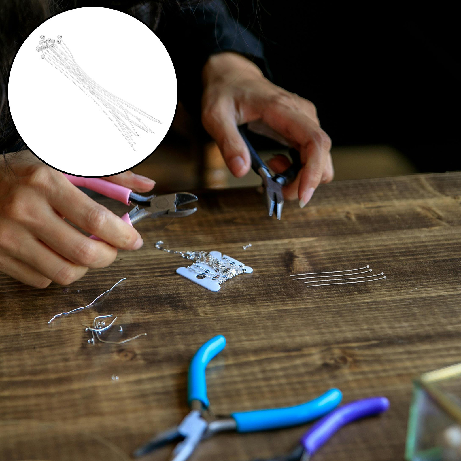 200 épingles à tête sphérique  - Jewelry Making Earring Supplies avis et prix