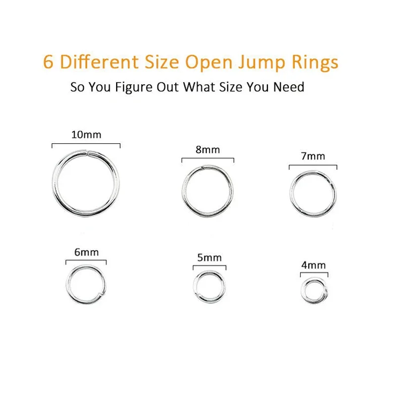 1050 pièces Anneaux de jonctio - Jump Ring Assorted avis et prix