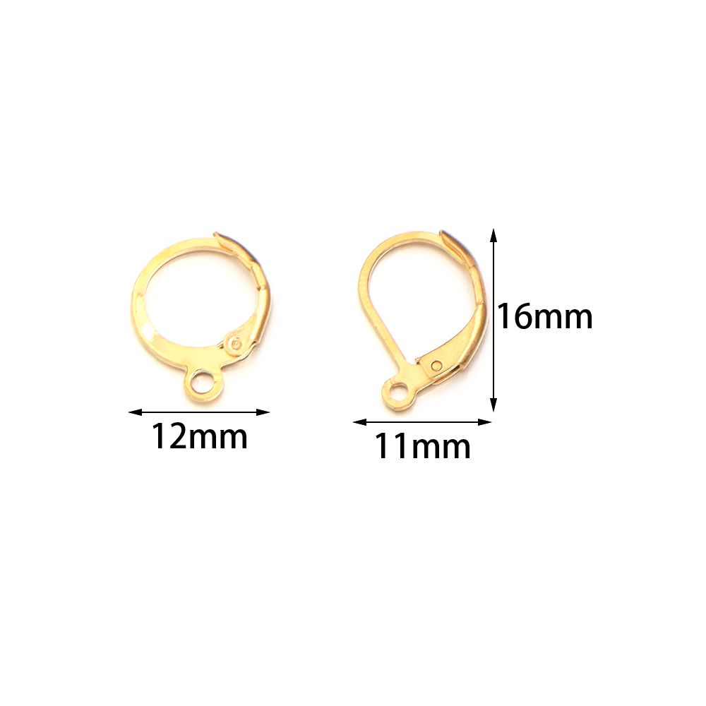 Crochet d'oreille rond en acie - Jewelry Making Earring Supplies avis et prix