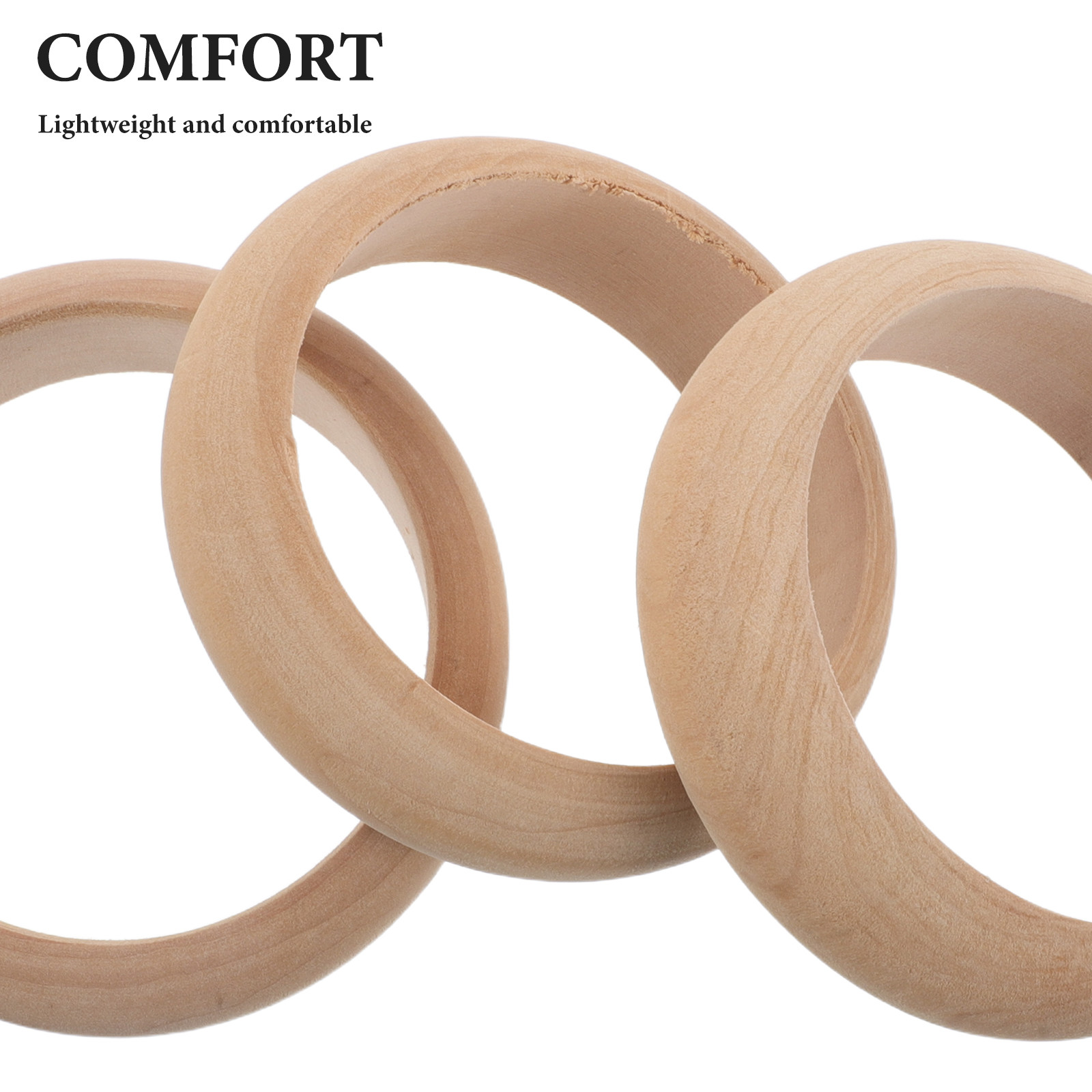 4 Pièces Bracelets Joncs en Bo - Jewelry Making Rings avis et prix