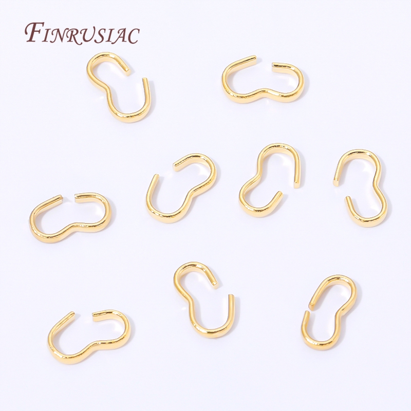 Fermoir en S ouvert plaqué or  - Jewelry Making Rings avis et prix