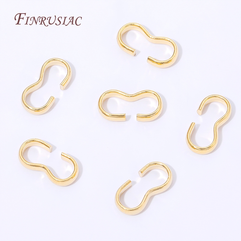 Fermoir en S ouvert plaqué or  - Jewelry Making Rings avis et prix