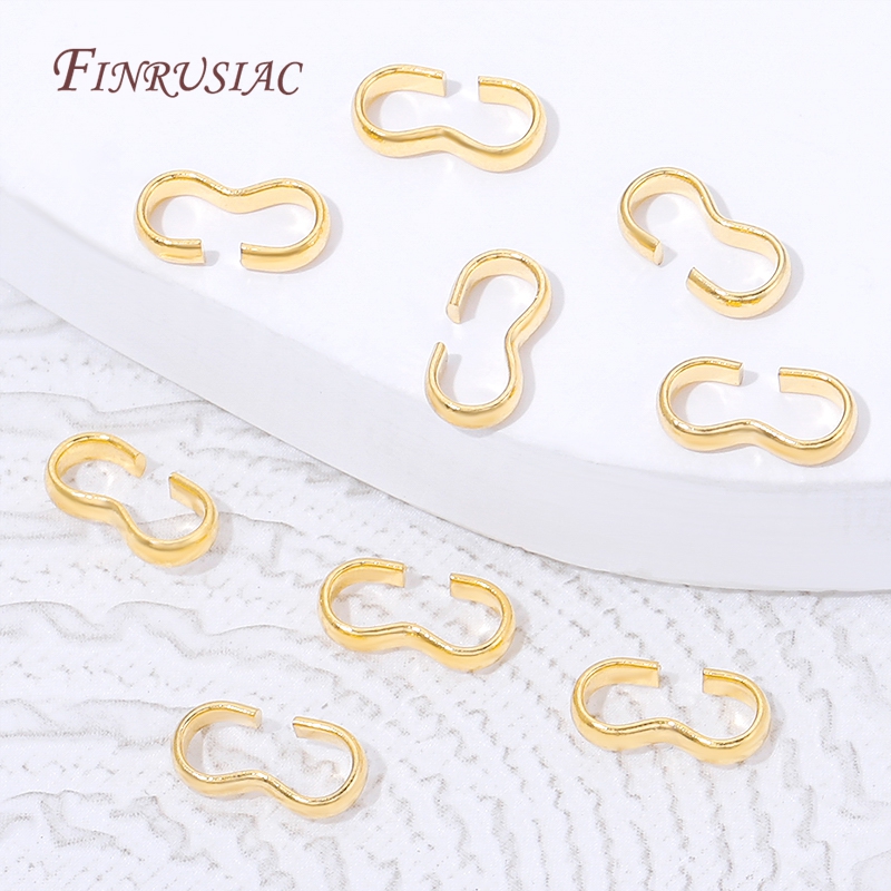 Fermoir en S ouvert plaqué or  - Jewelry Making Rings avis et prix