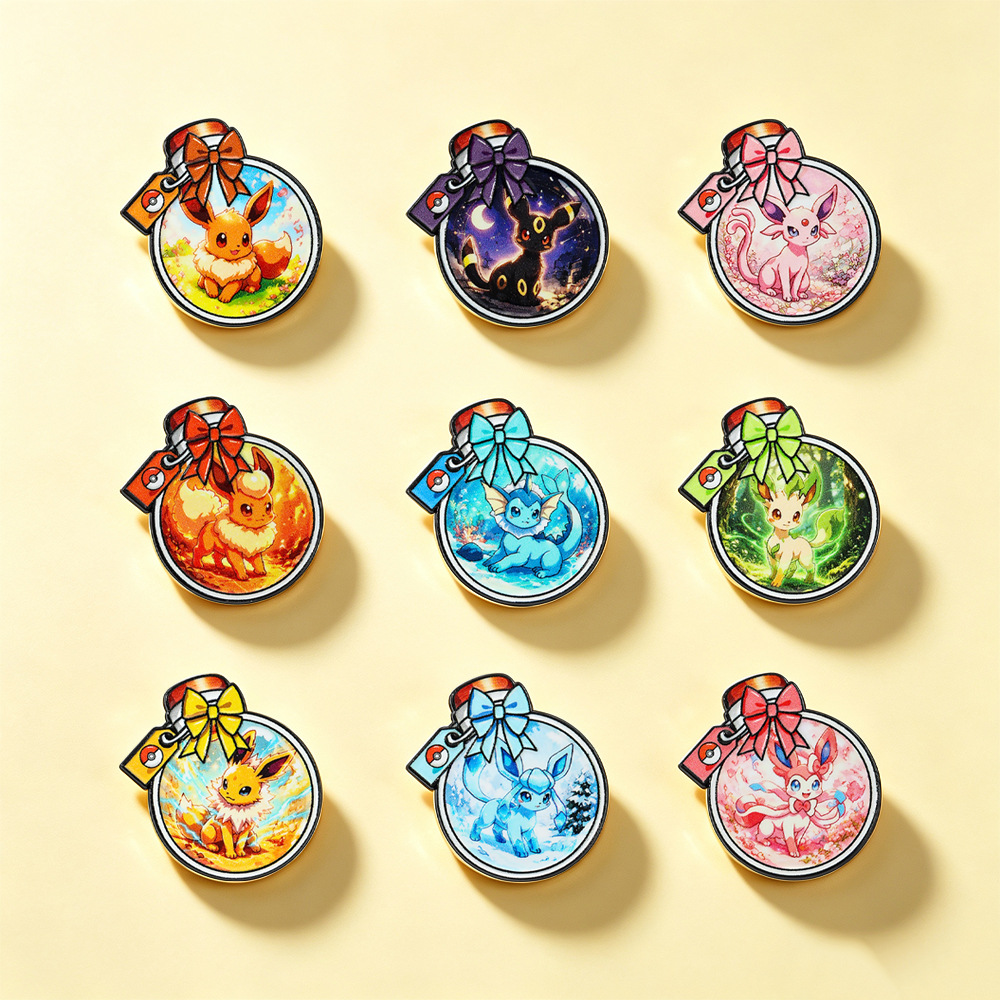 Lot de 9 épingles en émail en  - Jewelry Making Findings avis et prix