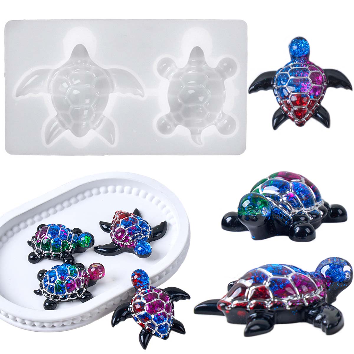 Porte-clés tortue de mer 3D, m - Jewelry Making Mold avis et prix