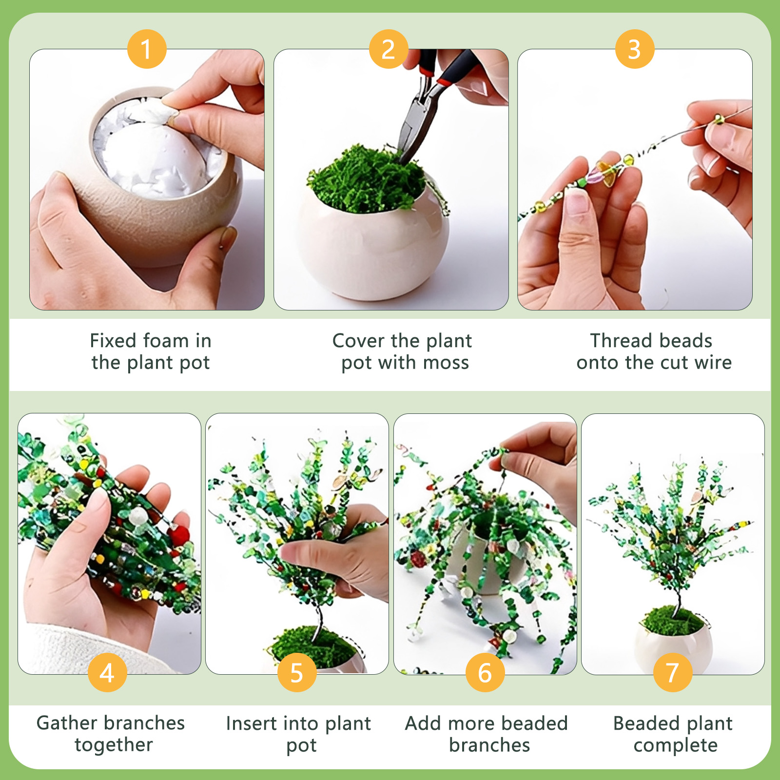 Kit de plantes perlées avec mo - Jewelry Making Videos avis et prix