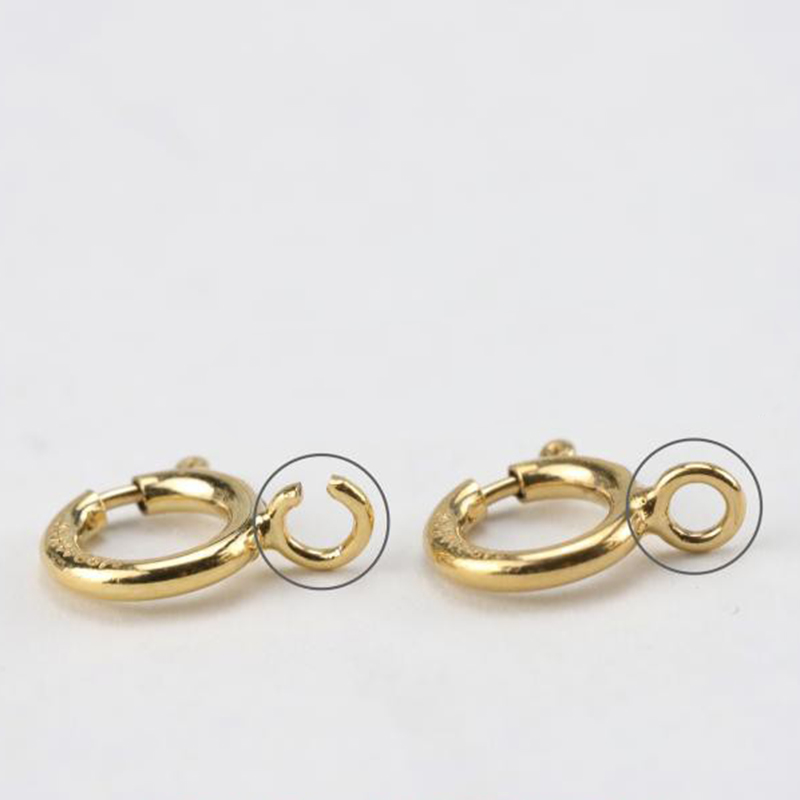 Fermoirs à ressort en or rempl - Jewelry Making Findings avis et prix