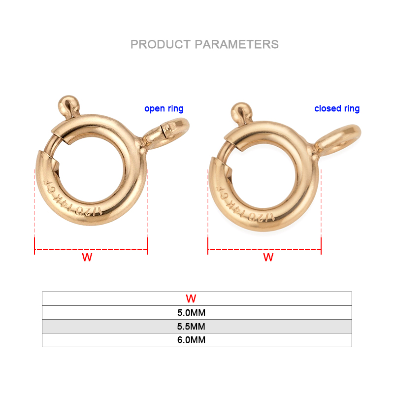 Fermoirs à ressort en or rempl - Jewelry Making Findings avis et prix